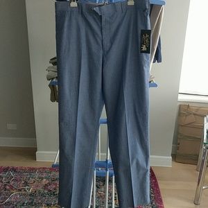 NWT Mens blue cotton pants 36x32